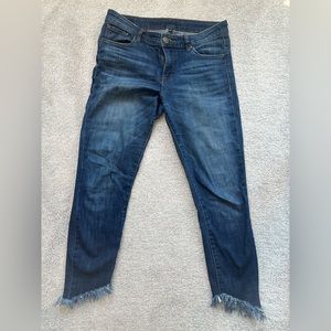 STS Blue - Denim Jeans with Ripped Hem Detail